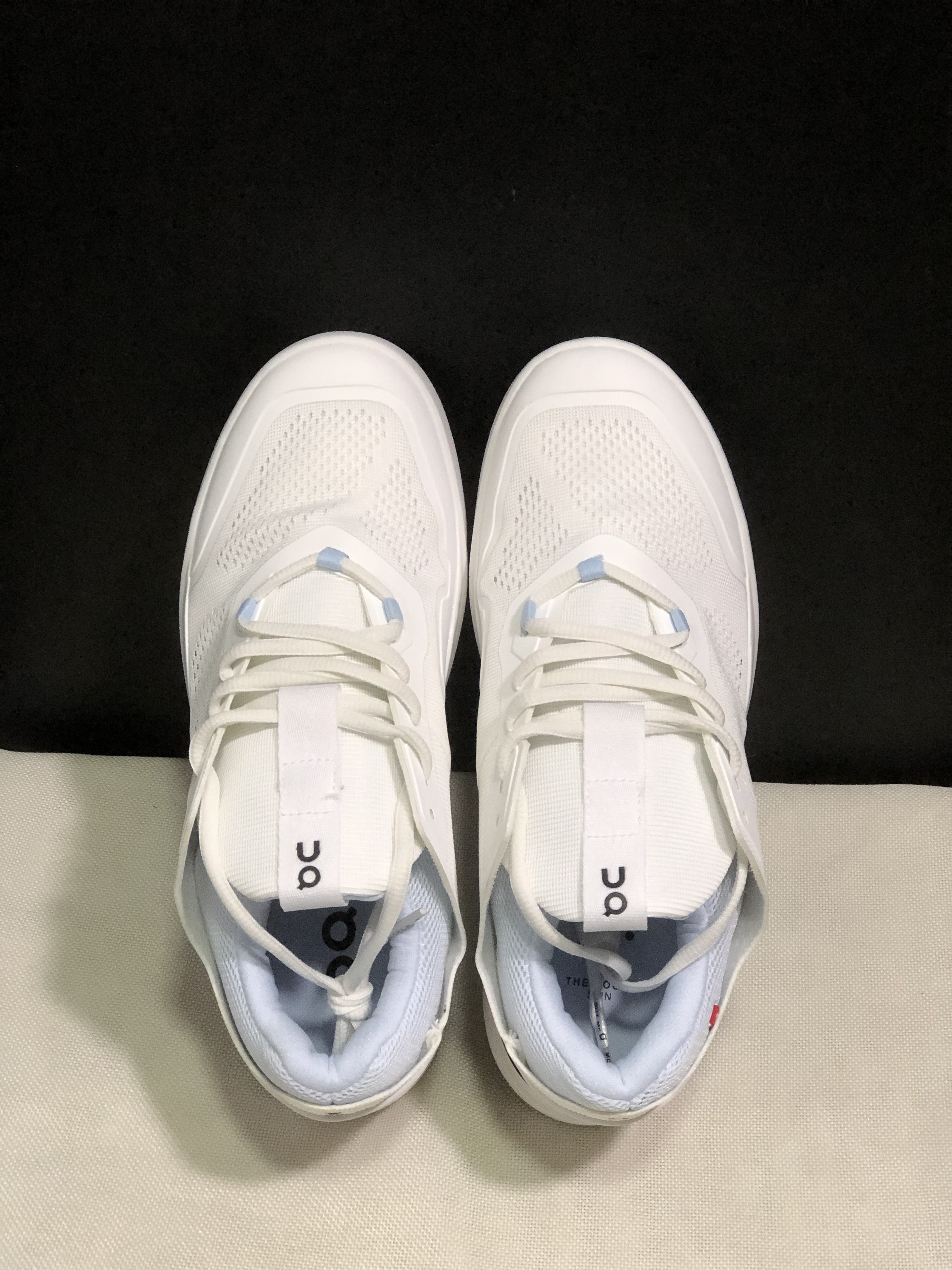 On Running The Roger Spin White Breathable Mesh Sneakers