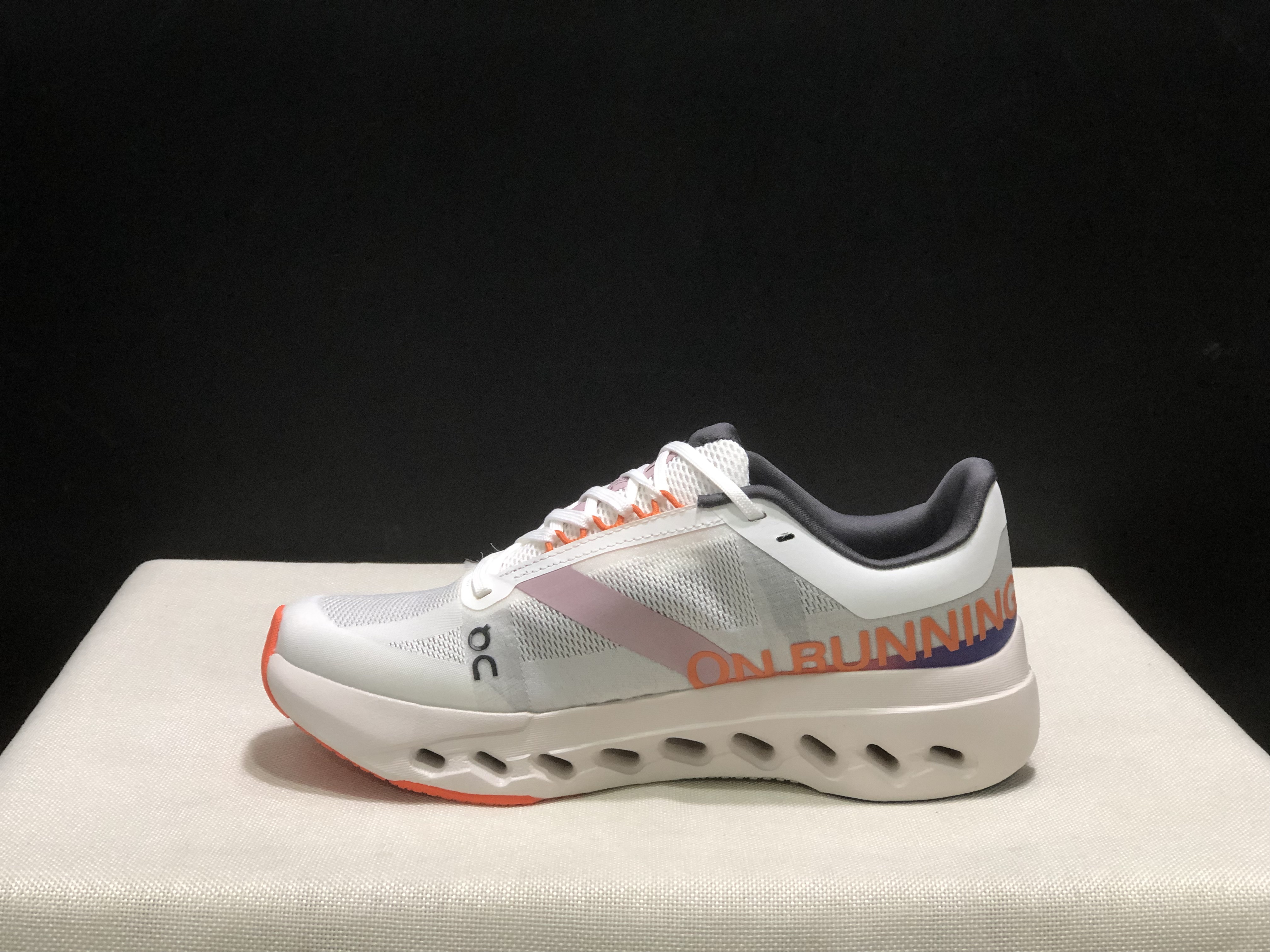 On Running Cloudsurfer Next Casual Running Shoes Grayish-White/Flame