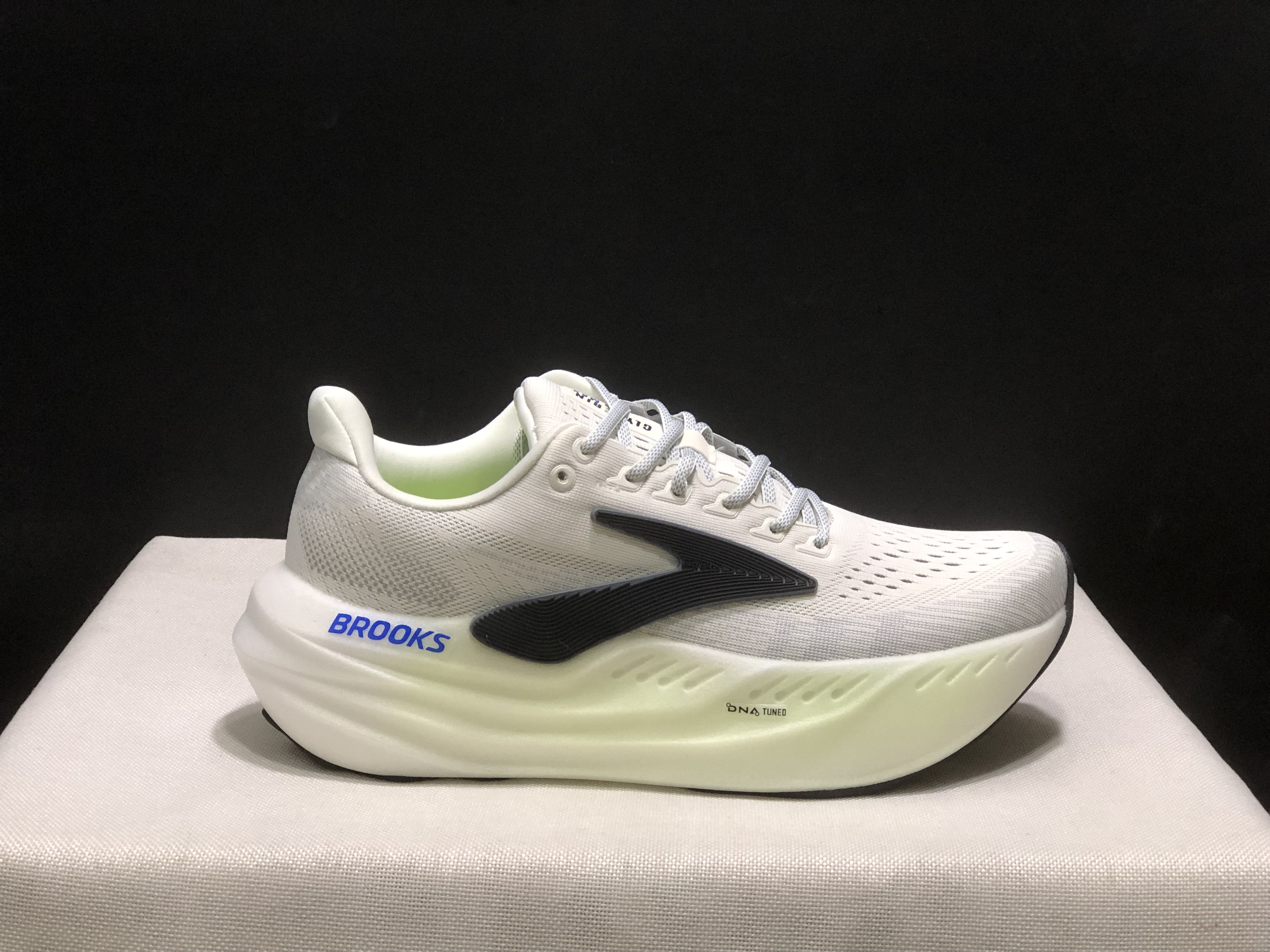 Brooks Glycerin Max Comfortable Low-top Running Shoes Grey/Black/Nightlife