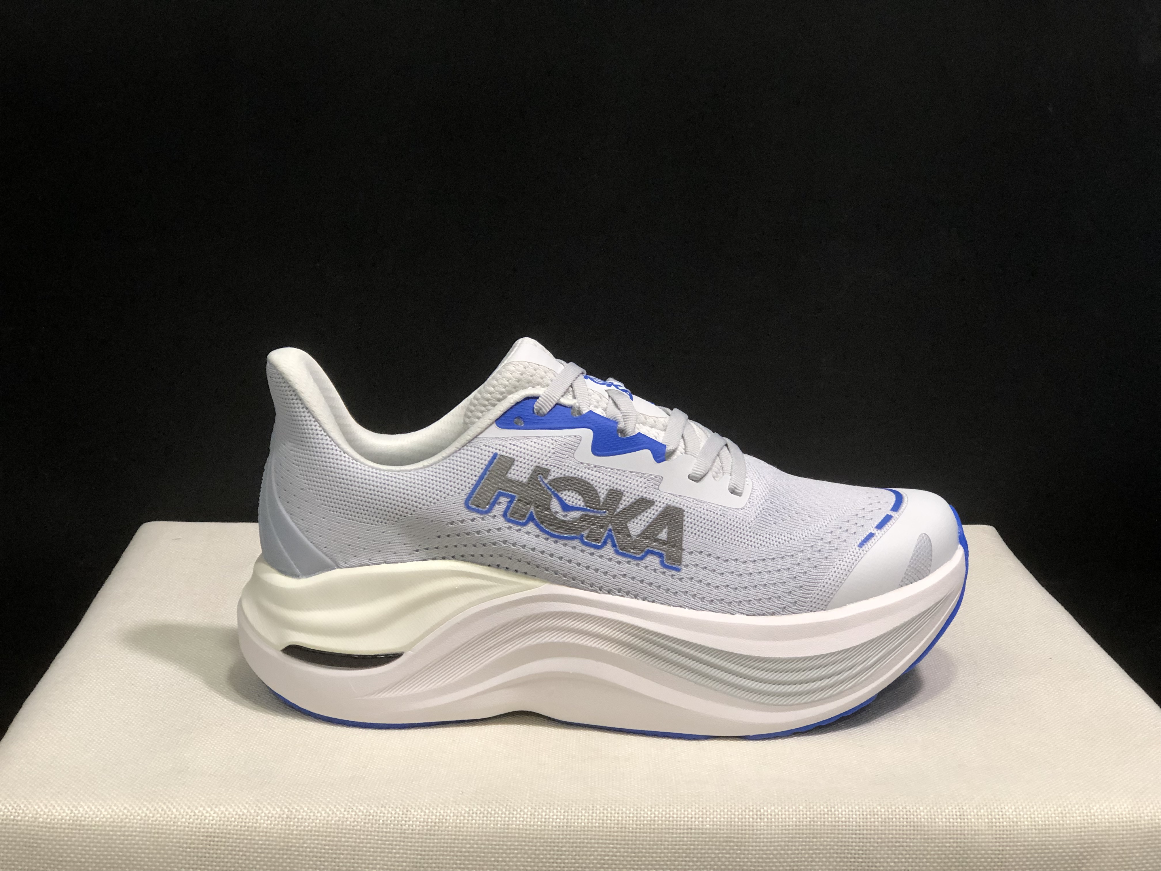 Hoka One One Skyward X Silver Anti-slip Wear-resistant Running Shoes Sneakers