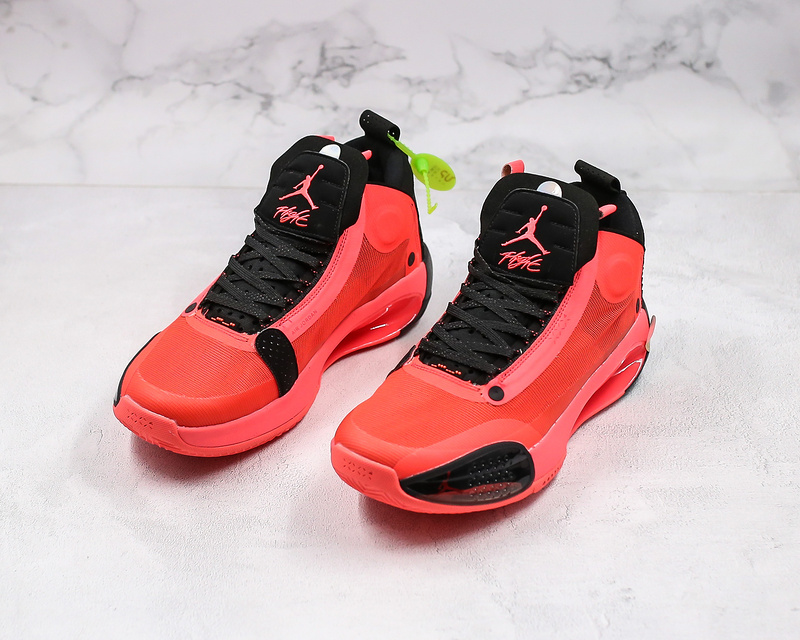 Nike Air Jordan 34 Infrared Black 23 Red Sneakers