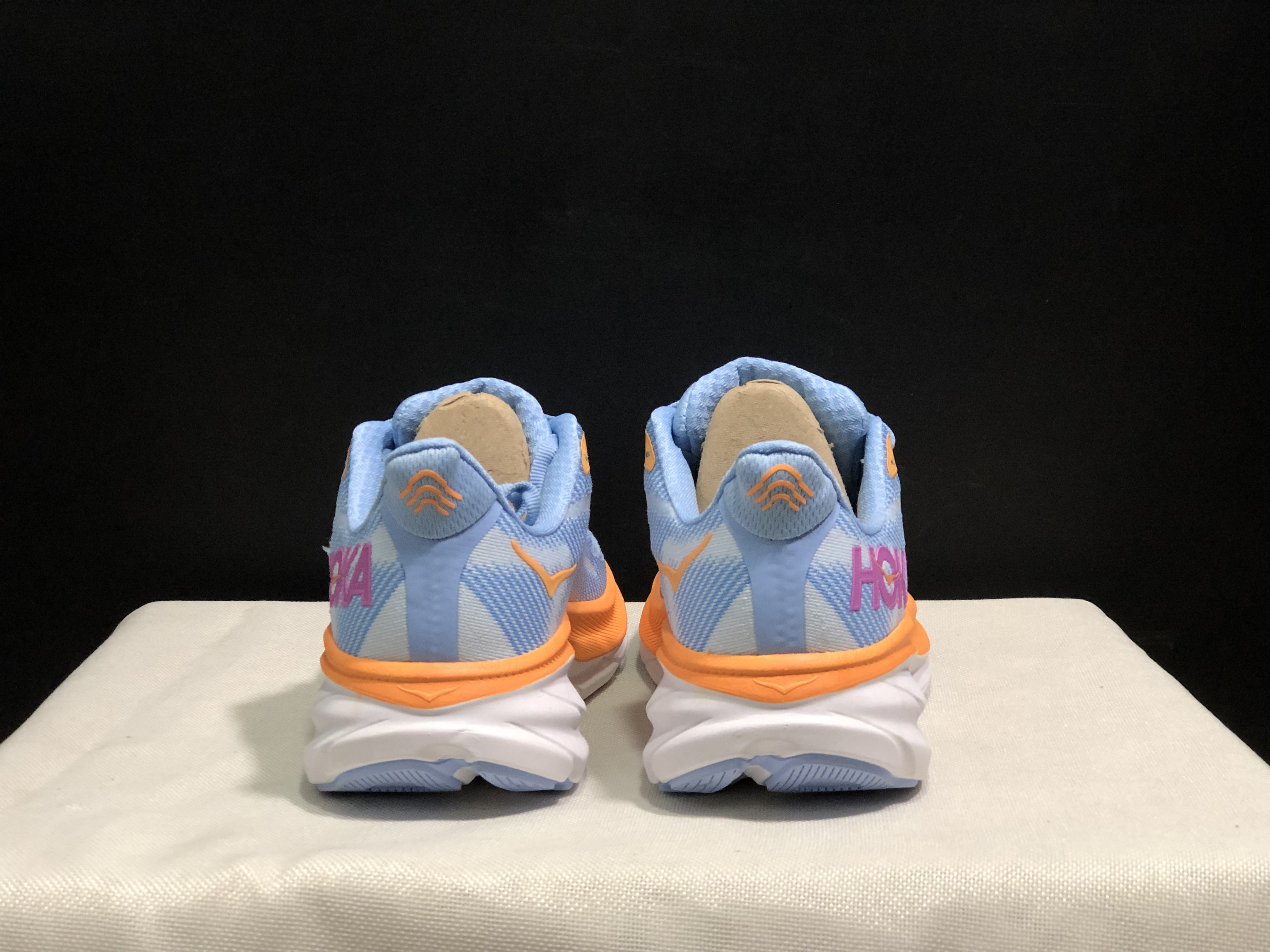 Hoka One One Clifton 9 Light Blue Running Shoes Athletic Shoes Sneakers