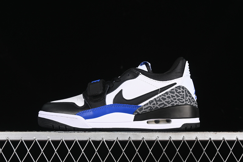 Nike Air Jordan Legacy 312 Low Phantom Coconut Milk Black Star Blue Sneakers