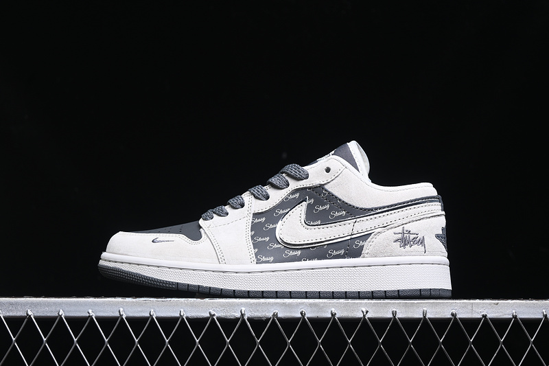 Nike Air Jordan 1 Low Grey Sole White Dark Grey Sneakers