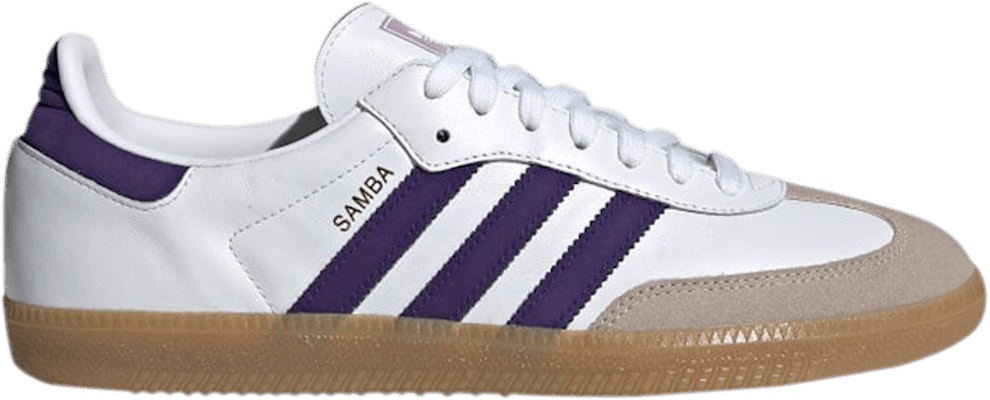 Adidas Samba White Collegiate Purple EE5452 Shoes