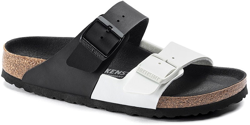 Birkenstock Arizona 1019703 Black White Colorblock Version Sandals
