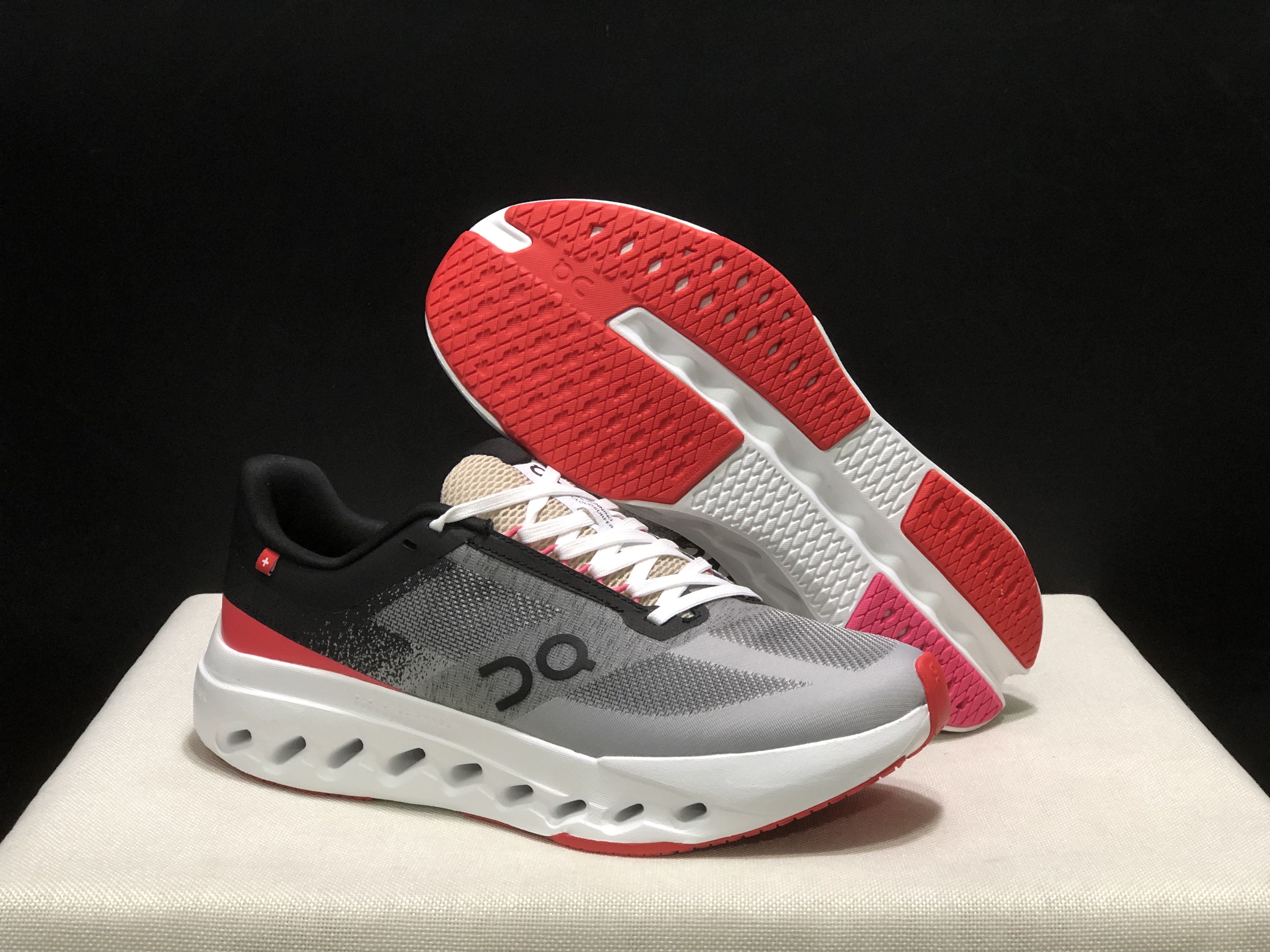 On Running Cloudsurfer Next Casual Running Shoes Grey/Black/Red