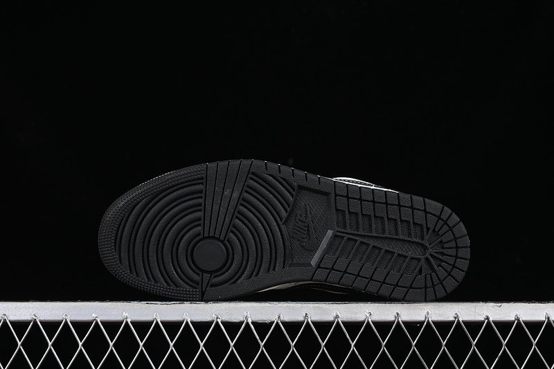 Nike Air Jordan 1 Low Louis Vuitton White Black Sneakers