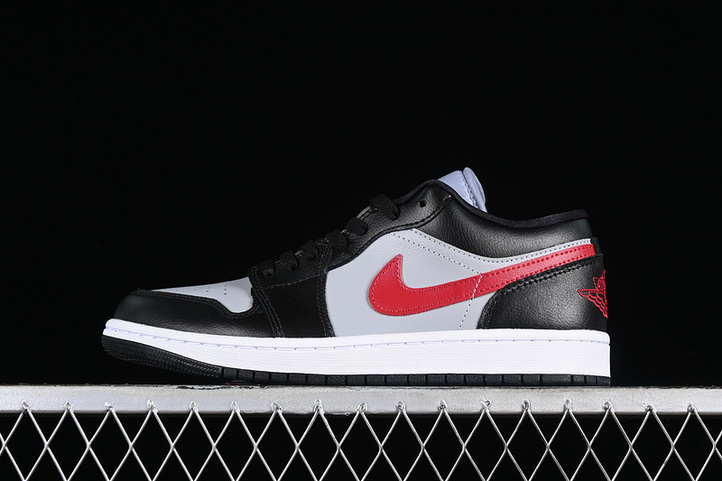 Nike Air Jordan 1 Low Gym Red Wolf Grey Black Sneakers