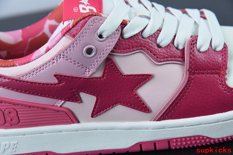 A Bathing Ape Bape Sta Sk8 Pink Gradient Camo