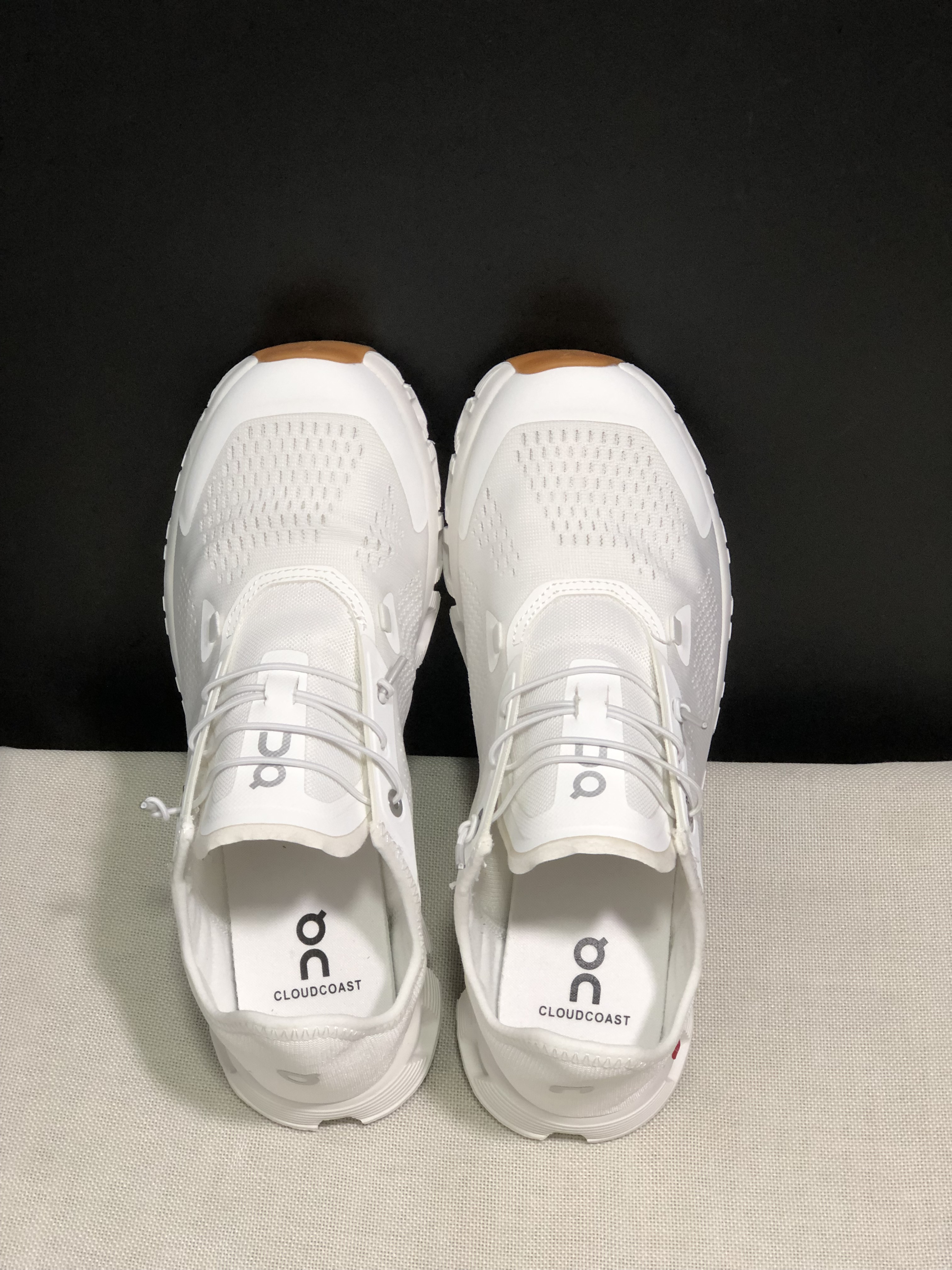 On Running Cloud 5 Coast Convenient And Breathable Running Shoes Pure White