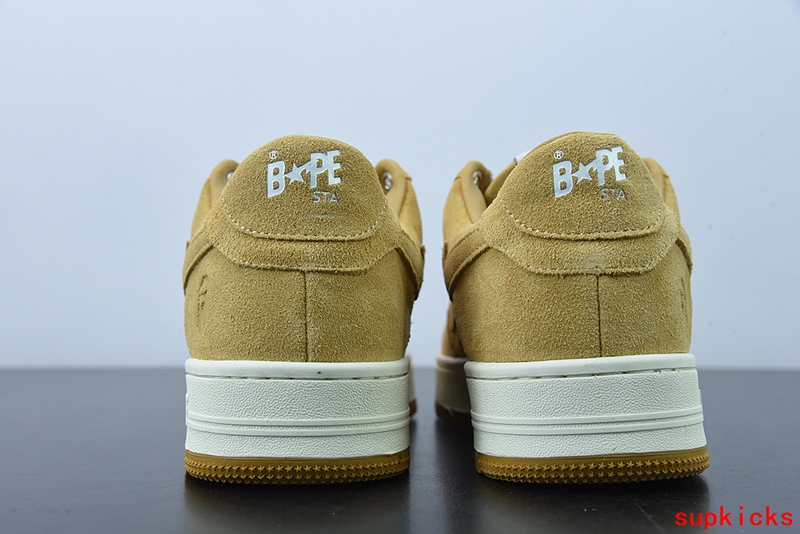 A Bathing Ape Bape Sta Beige Suede