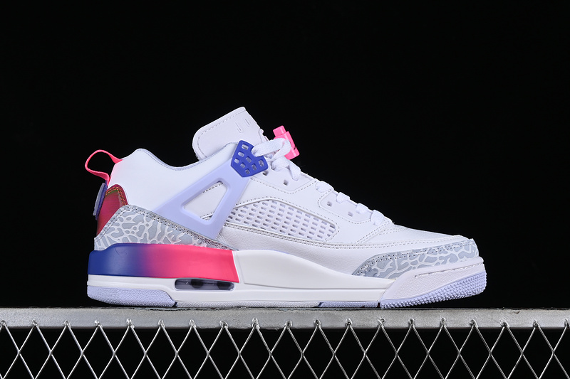 Nike Air Jordan Spizike Low Dongdan White Indigo Burst Palest Purple Sneakers