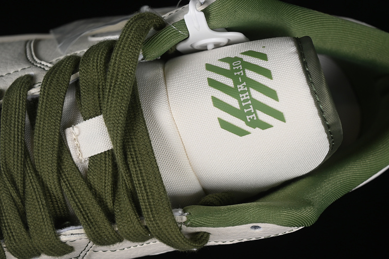 Nike Air Jordan 1 Low Off-White White Green Sneakers