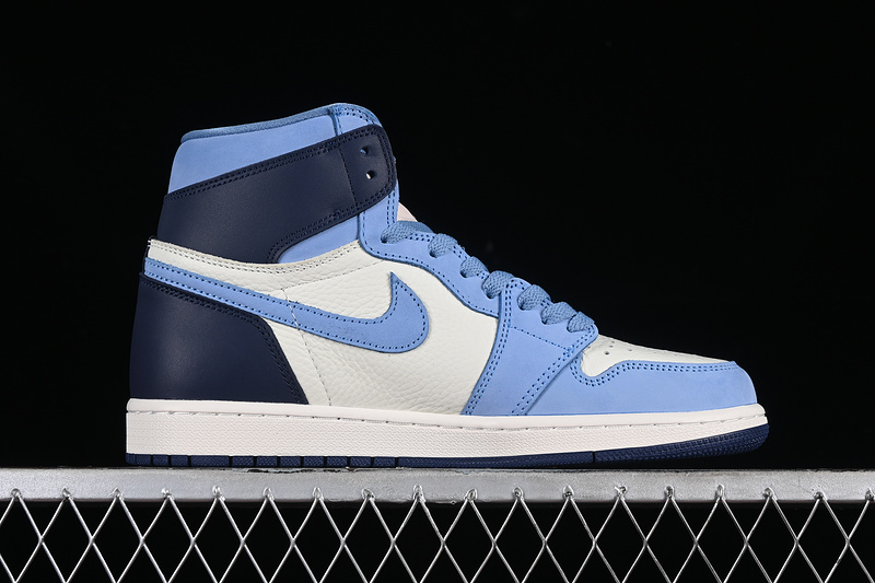 Nike Air Jordan 1 High University Blue White Midnight Navy Sail Sneakers