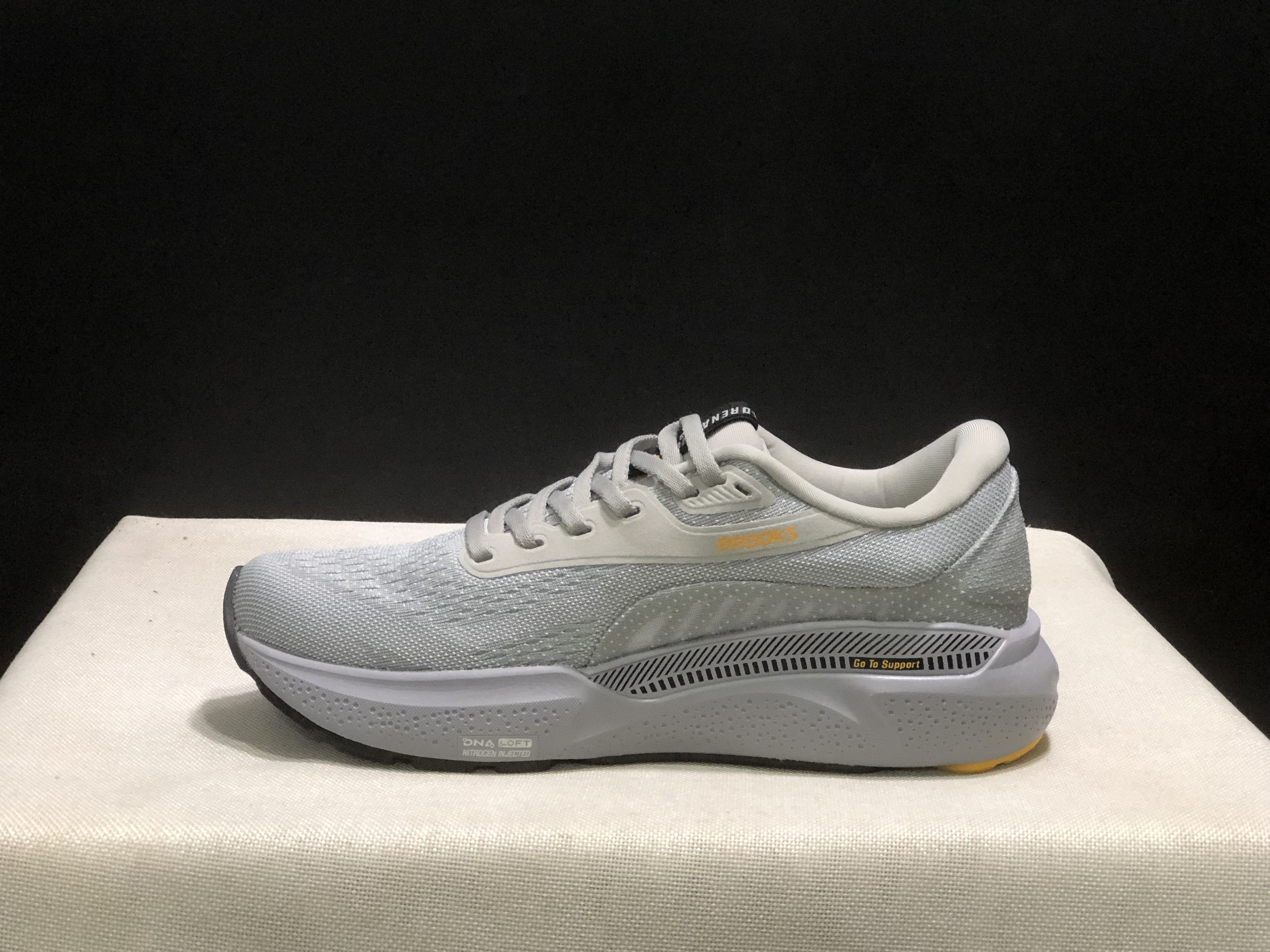 Brooks Adrenaline GTS 24 Casual Running Shoes Silver/White/Gold Fusion