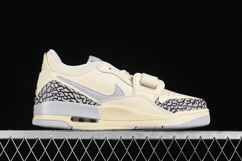 Nike Air Jordan Legacy 312 Low Black Cement Beige Sneakers