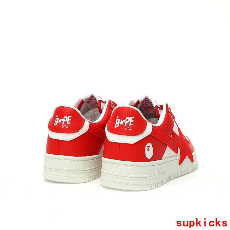 A Bathing Ape Bape Sta Sk8 Low Red