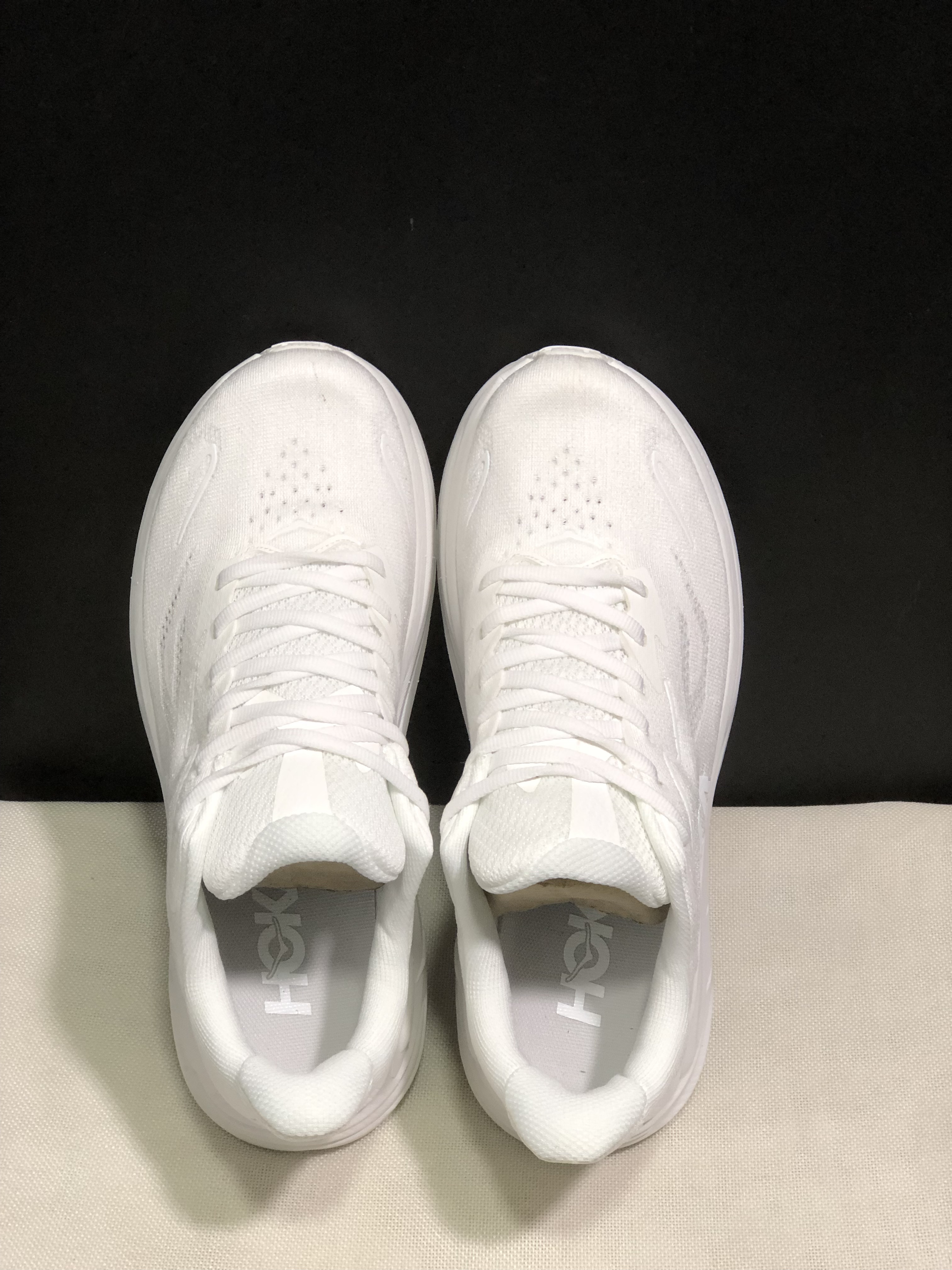 Hoka One One Clifton 10 White Fashion Shoes Sneakers