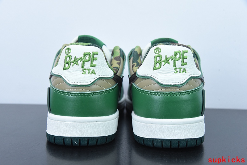 A Bathing Ape Bape Sta Sk8 Green Camo