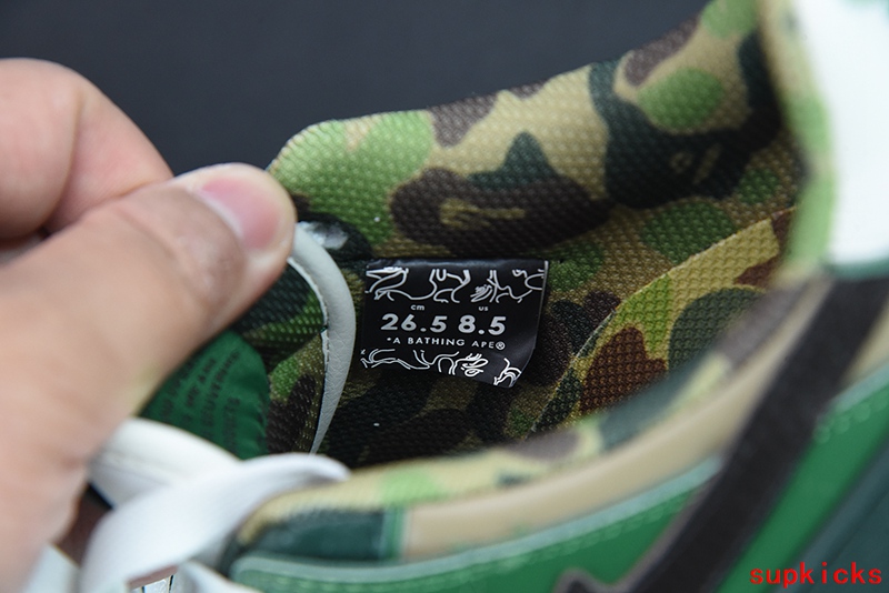 A Bathing Ape Bape Sta Sk8 Green Camo