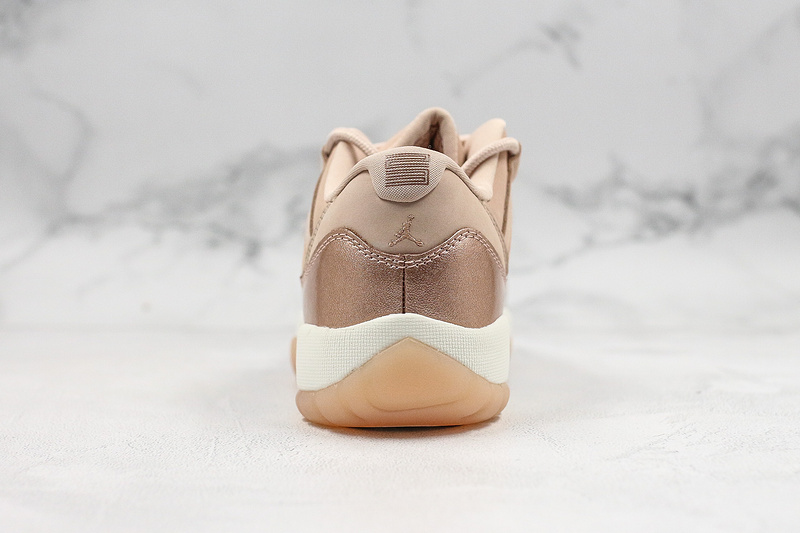Nike Air Jordan 11 Retro Low-Top Rose Gold Sneakers