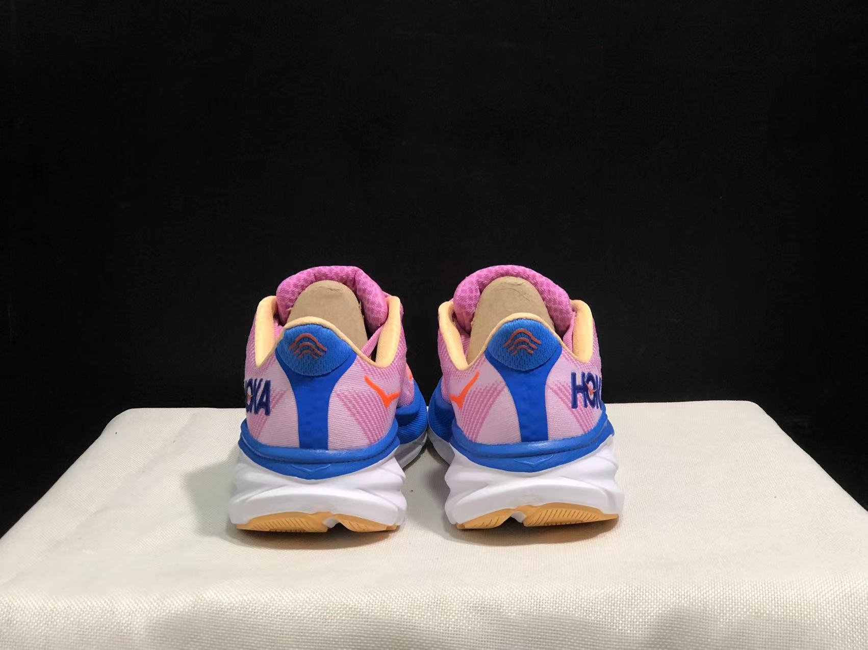 Hoka One One Clifton 9 Running Shoes Athletic Shoes Sneakers Pink