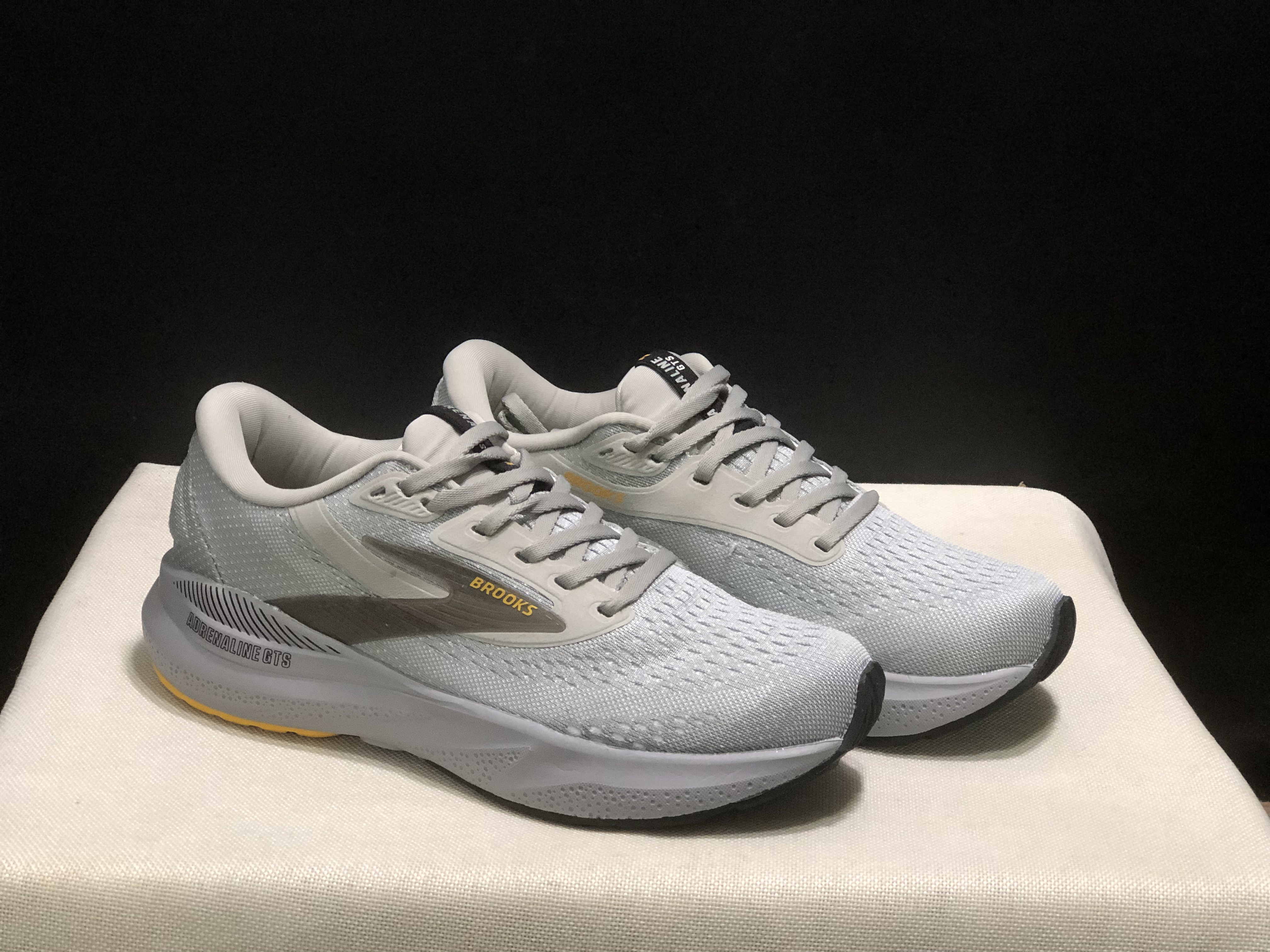 Brooks Adrenaline GTS 24 Casual Running Shoes Silver/White/Gold Fusion