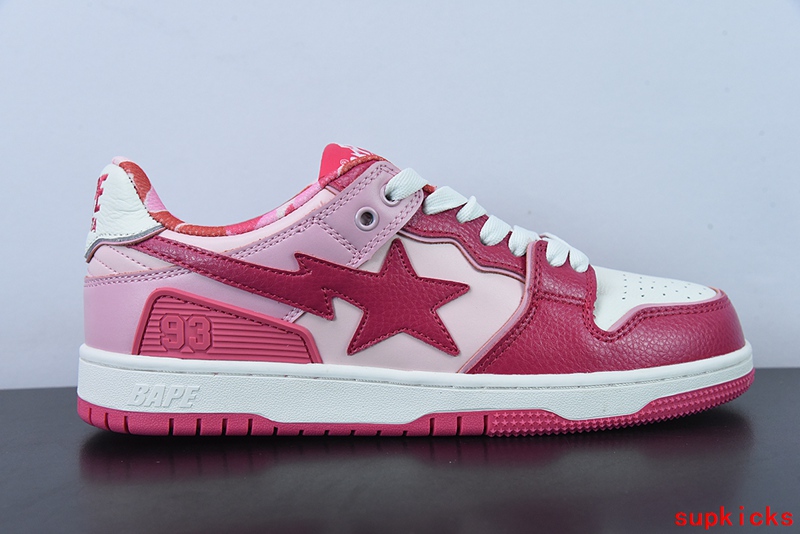 A Bathing Ape Bape Sta Sk8 Pink Gradient Camo