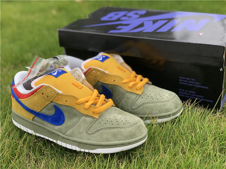 Nike Dunk Low Premium SB Puff-n-Stuff Green Sneakers