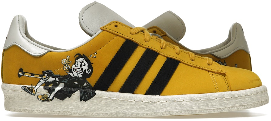Kasink Kim Jung Gi Adidas Campus The Master With Friends Yellow IE4810 Lifestyle Shoes