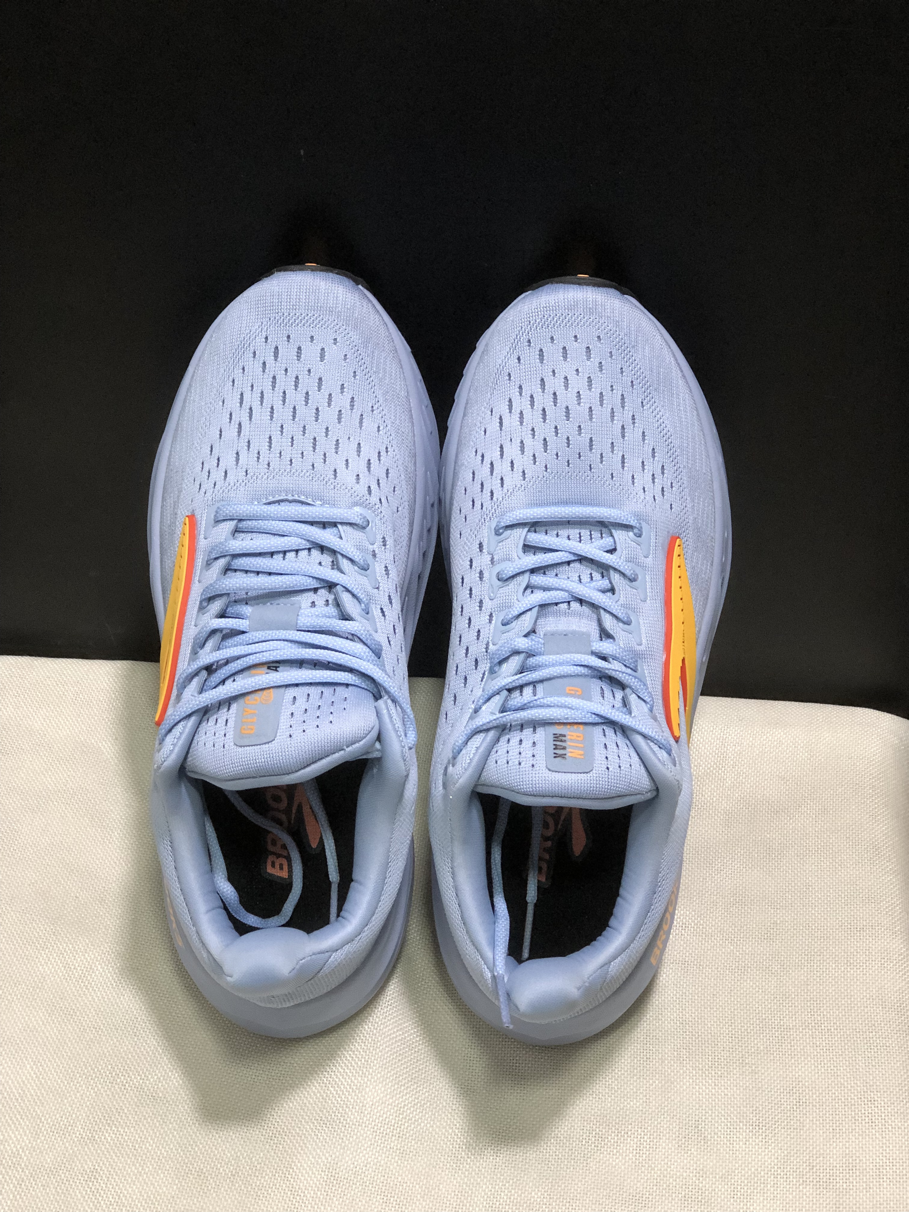 Brooks Glycerin Max Comfortable Low-top Running Shoes Blue