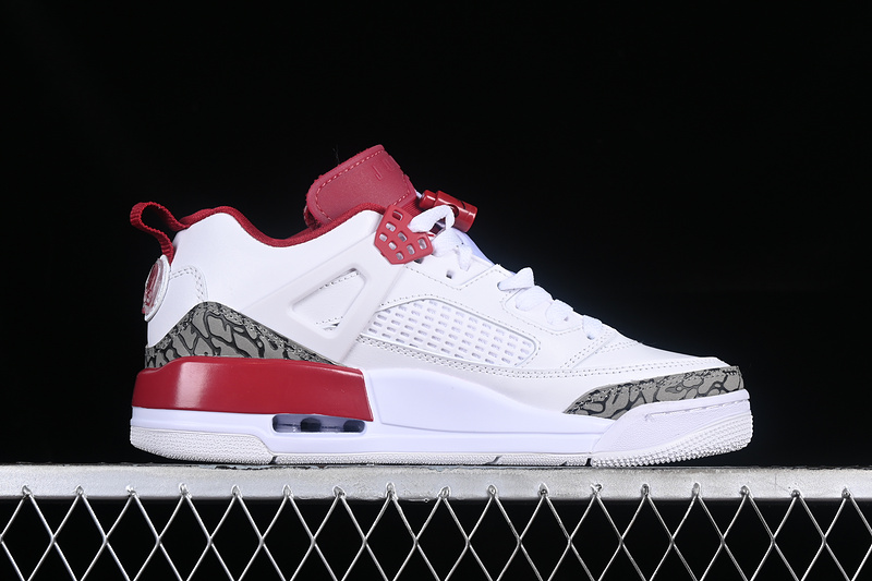 Nike Air Jordan Spizike Low Ash Cement Red White Sneakers