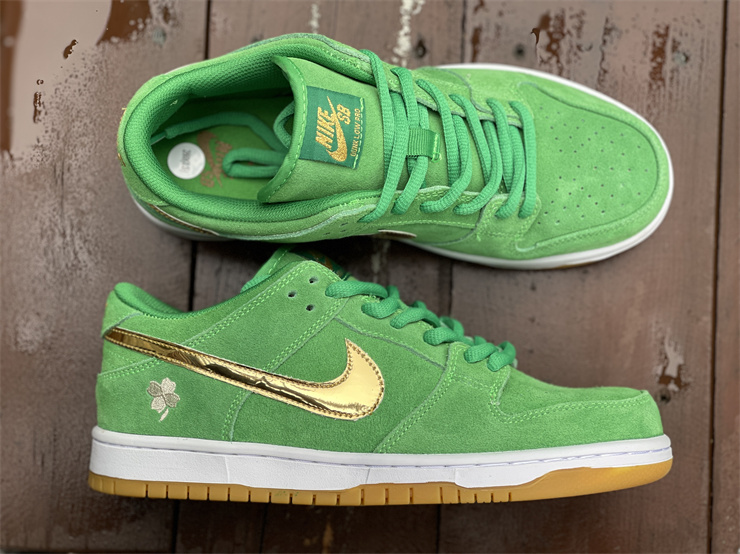 Nike SB Dunk Low Pro St. Patrick's Day 2022 Green Sneakers