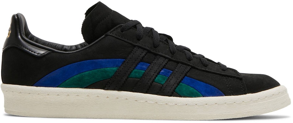 Book Works Adidas Campus 80s Black Blue Green GW3246 Shoes