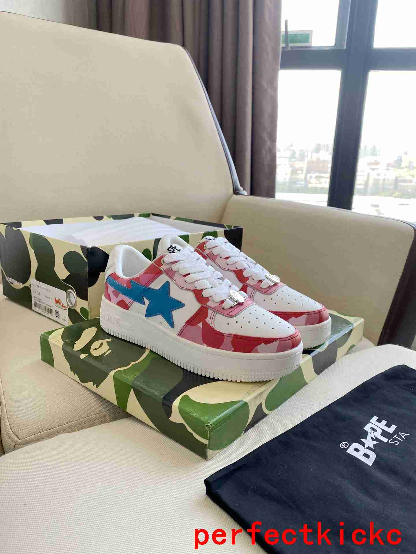 A Bathing Ape Bape Sta Low Pink Camo