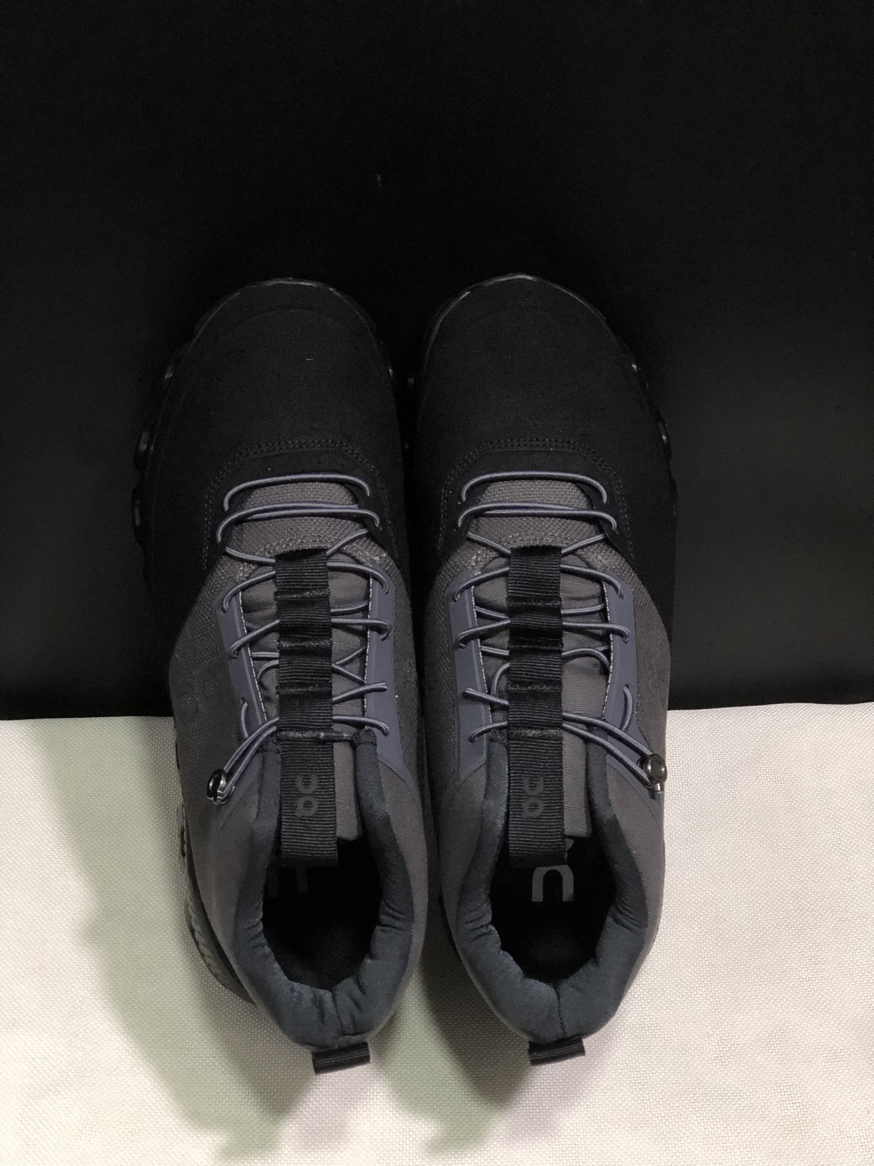 On Running Cloud Hi Edge Outdoor Training Running Shoes Dark Grey/Black