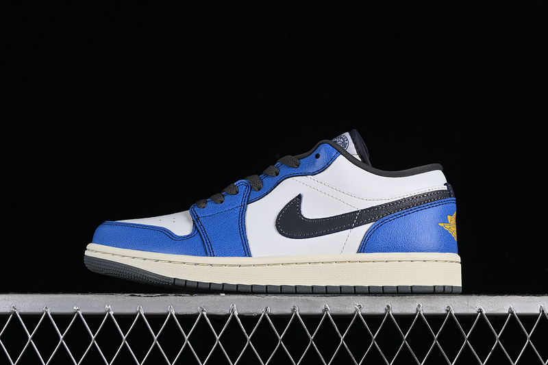 Nike Air Jordan 1 Low Flight Vintage Summit Blue White Sneakers