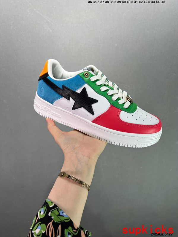 A Bathing Ape Bape Sta Low Multicolor