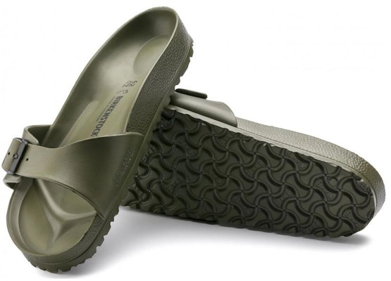 Birkenstock Madrid Essentials EVA Narrow Fit Olive Green 0128251 Fashion Slippers