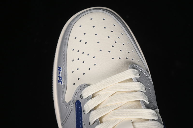 Nike Air Jordan 1 Low OG SP Travis Scott Fragment Design Grey White Blue Sneakers