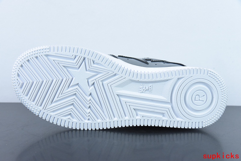 A Bathing Ape Bape Sta Low Black Gray