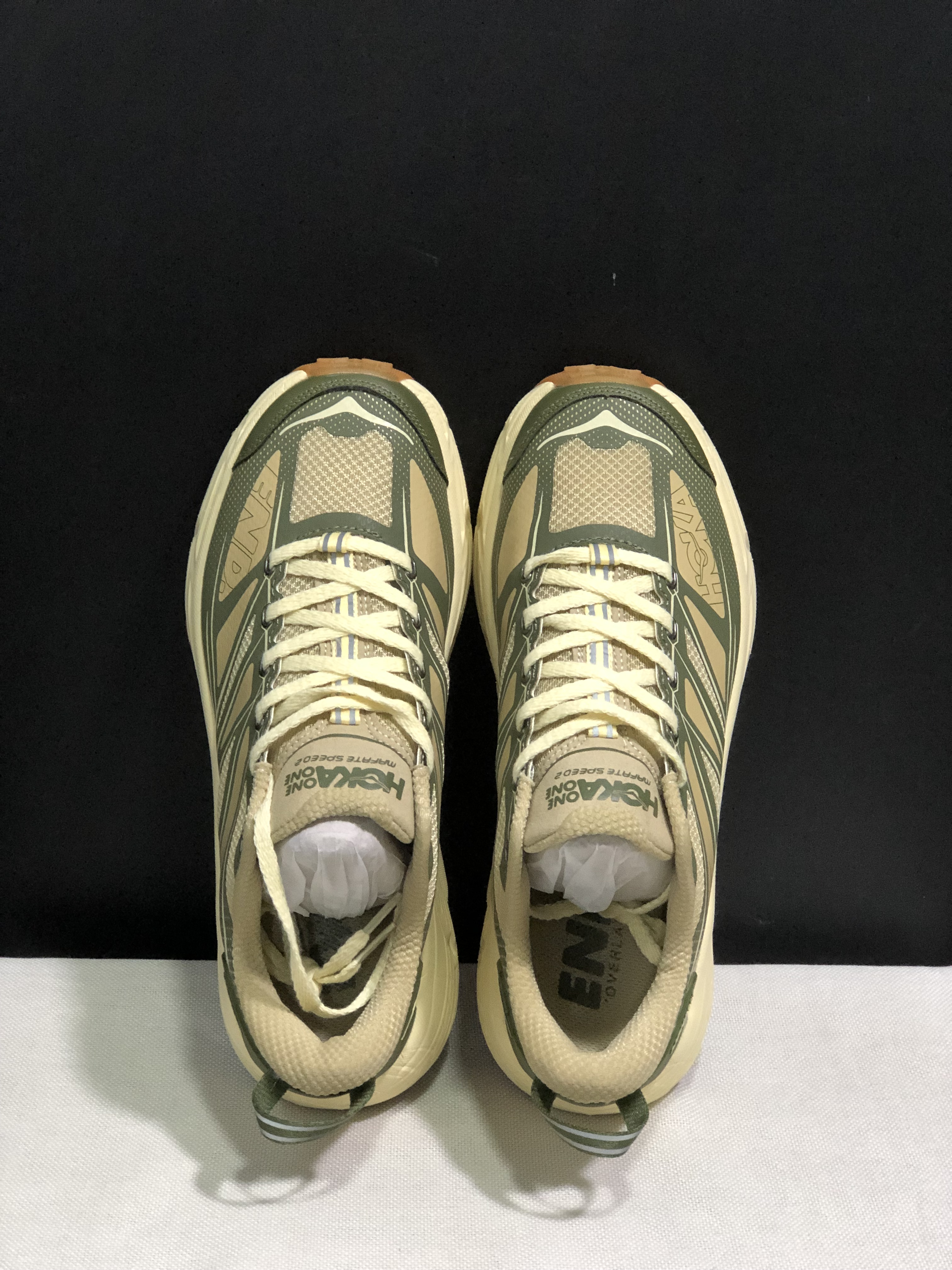 Hoka One One Mafate Speed 2 Mountain Anti-slip Running Shoes Sneakers Green