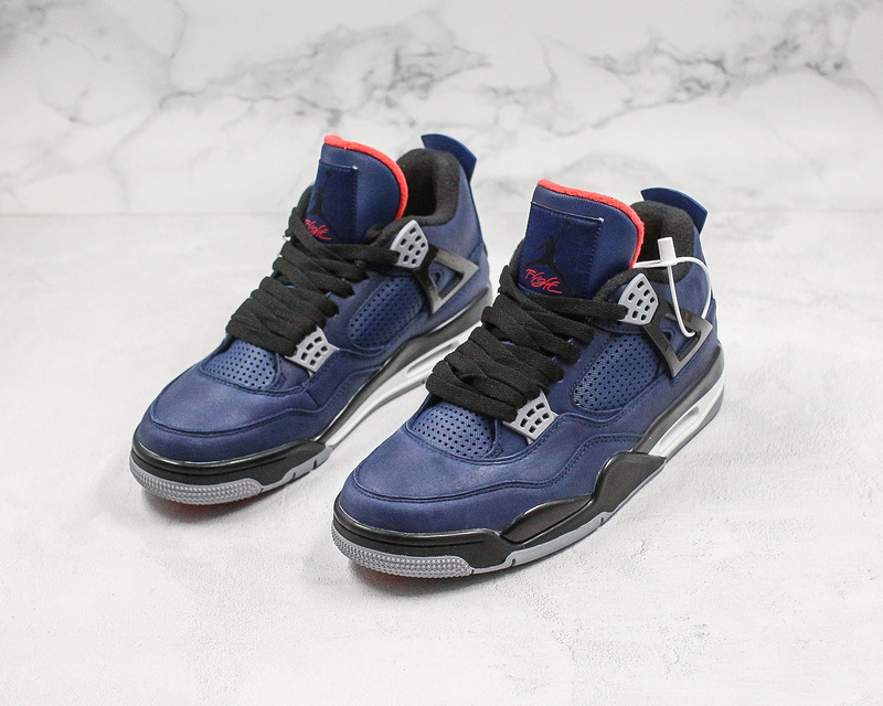 Nike Air Jordan 4 Winterized Loyal Blue Retro Sneakers