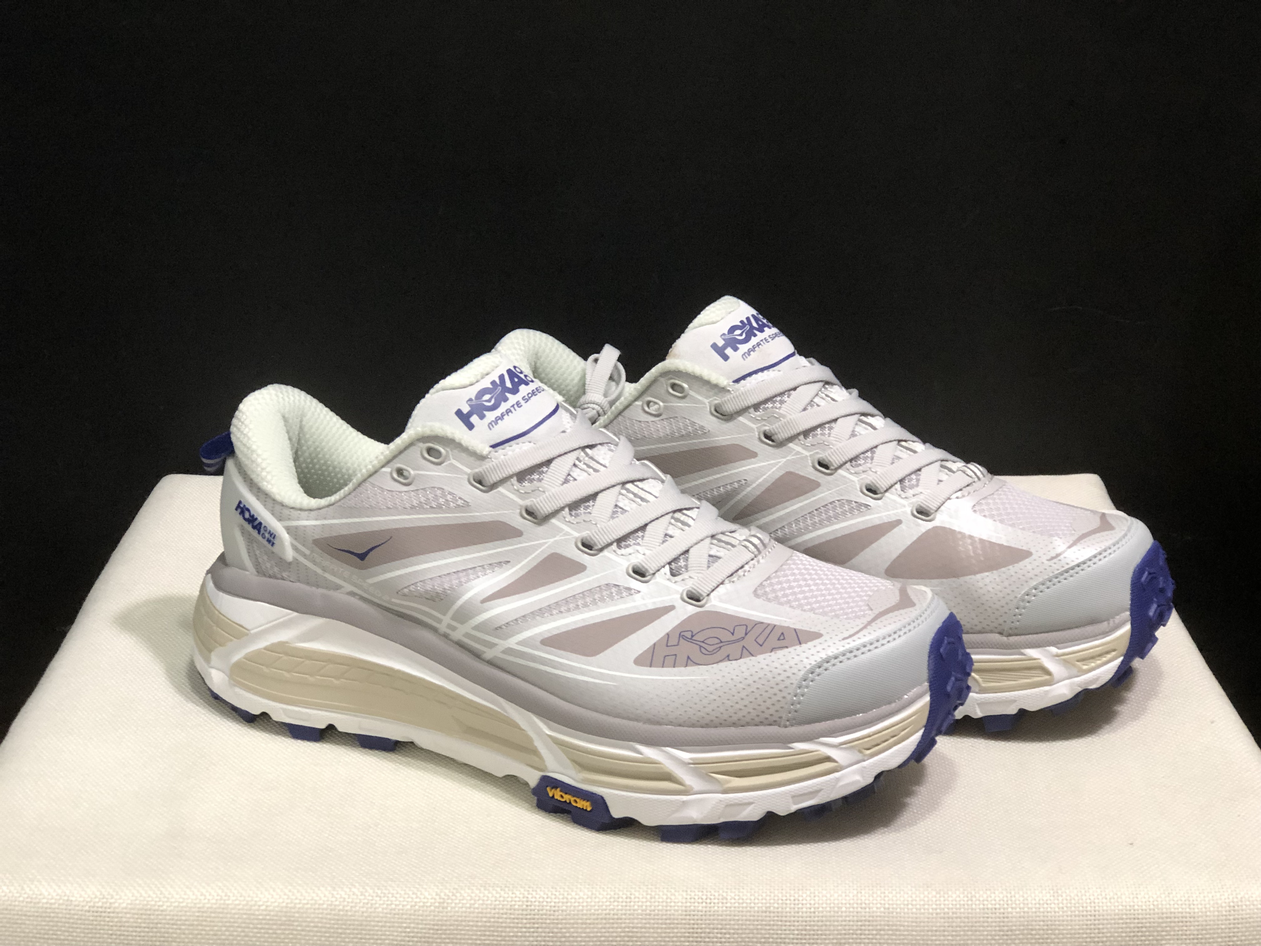 Hoka One One Mafate Speed 2 Mountain Anti-slip Running Shoes Sneakers White