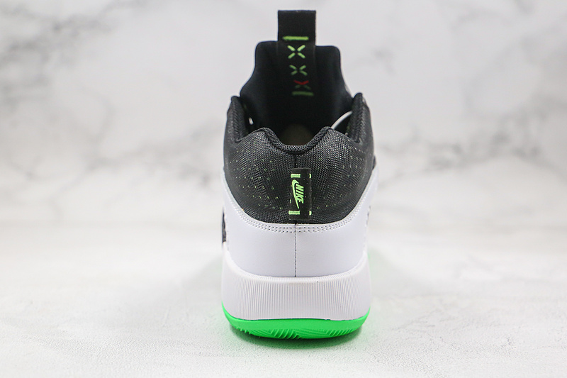 Nike Air Jordan 35 XXXV White Black Green Sole Sneakers