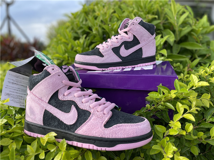 Nike SB Dunk High Pro Premium Invert Celtics Pink Black Sneakers