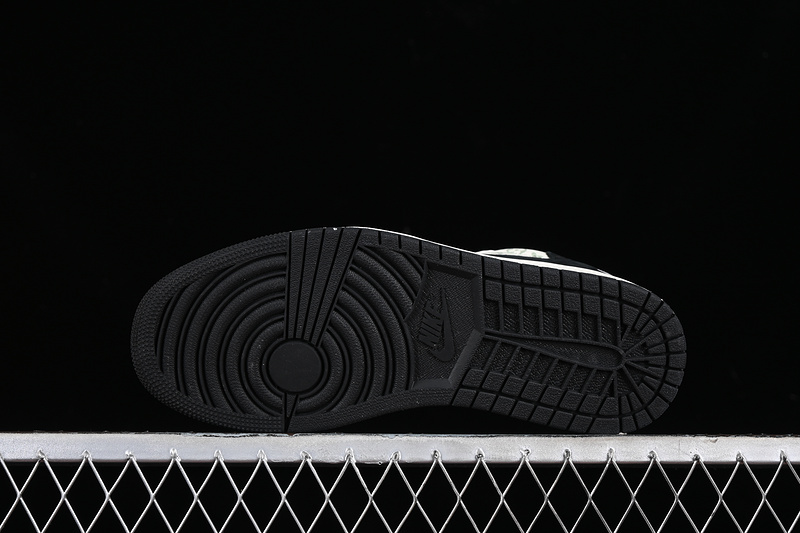 Nike Air Jordan 1 Low OG SP Travis Scott Fragment Design LV Black White Grey Sneakers