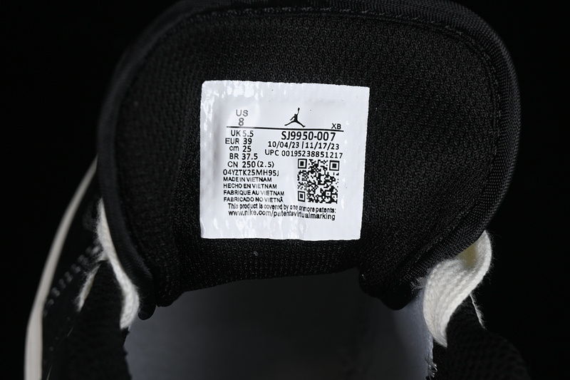 Nike Air Jordan 1 Low Louis Vuitton White Black Sneakers