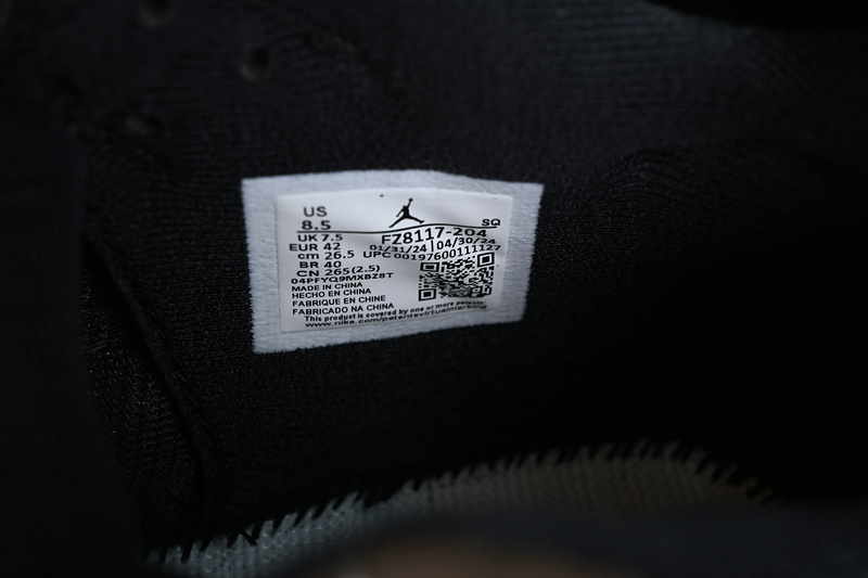 Nike Air Jordan 1 Cut The Check Travis Scott Dark Mocha Black Sneakers